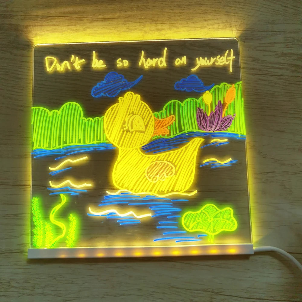 Glow & Scribble Message Board