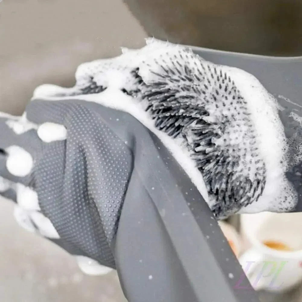 Dish Washing Silicon Gloves