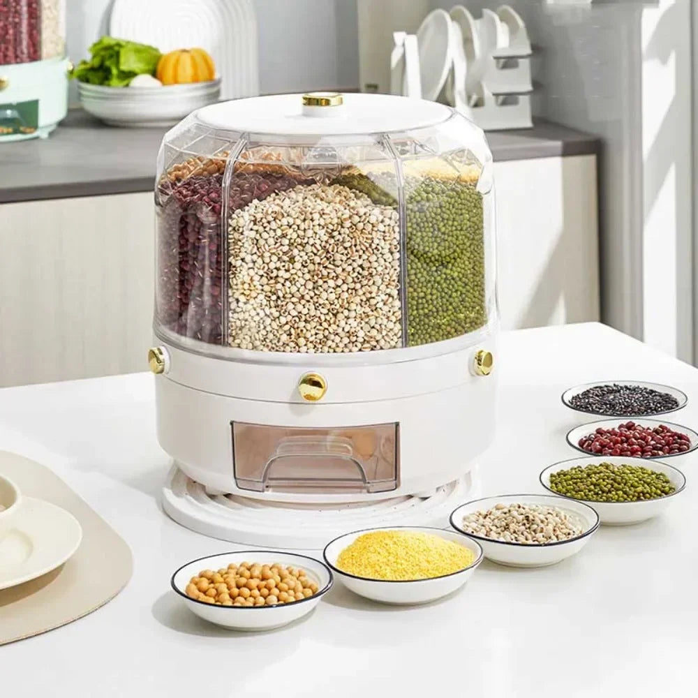 Moisture-Proof Kitchen Storage Box(360 degree rotating)