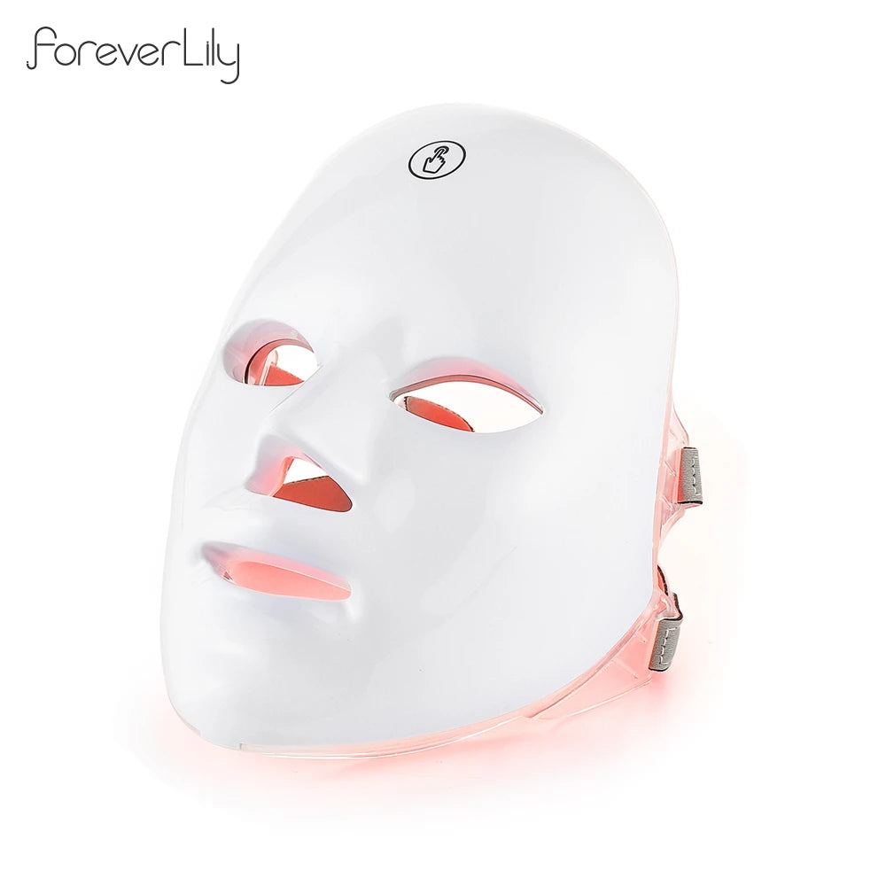 7 Colors LED Photon Beauty Mask for Anti-Acne & Wrinkles