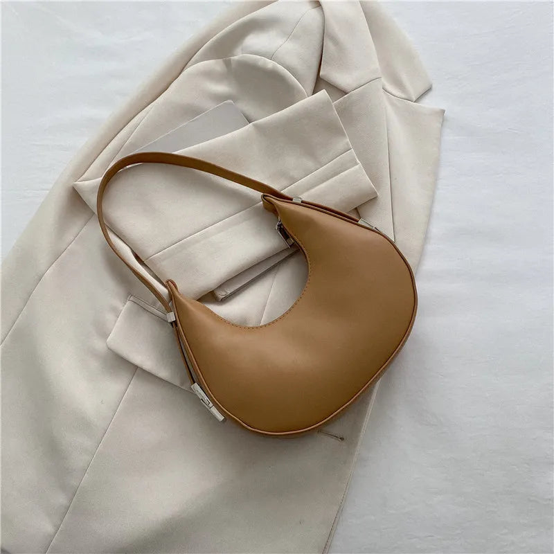 Chic Half-Moon Shoulder Bag