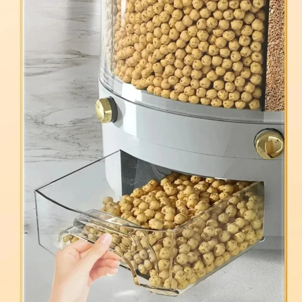 Moisture-Proof Kitchen Storage Box(360 degree rotating)