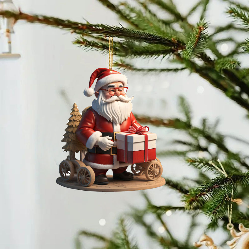 Jolly Santa Claus Tree Ornament