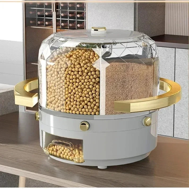 Moisture-Proof Kitchen Storage Box(360 degree rotating)