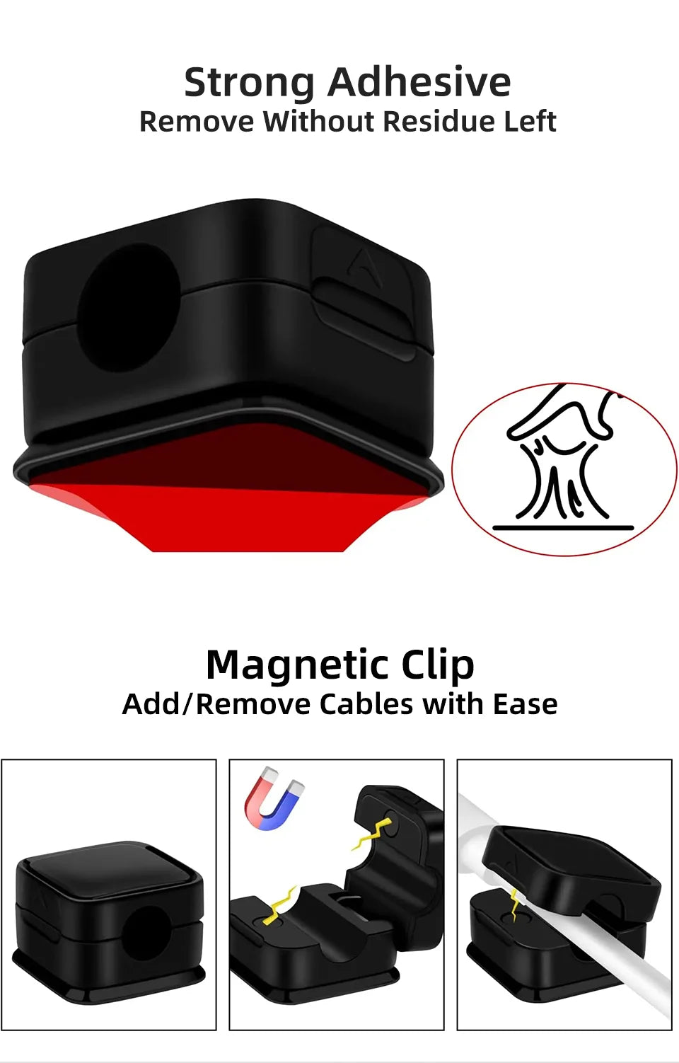 MagnetEase Cable Holders